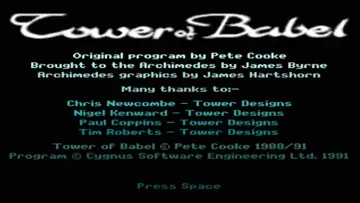 Tower of Babel (1991)(Cygnus)